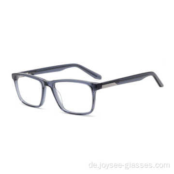 Klassisches Modell männlicher Verschleiß Rechteck Schönes Design optischer Rahmen Brillen